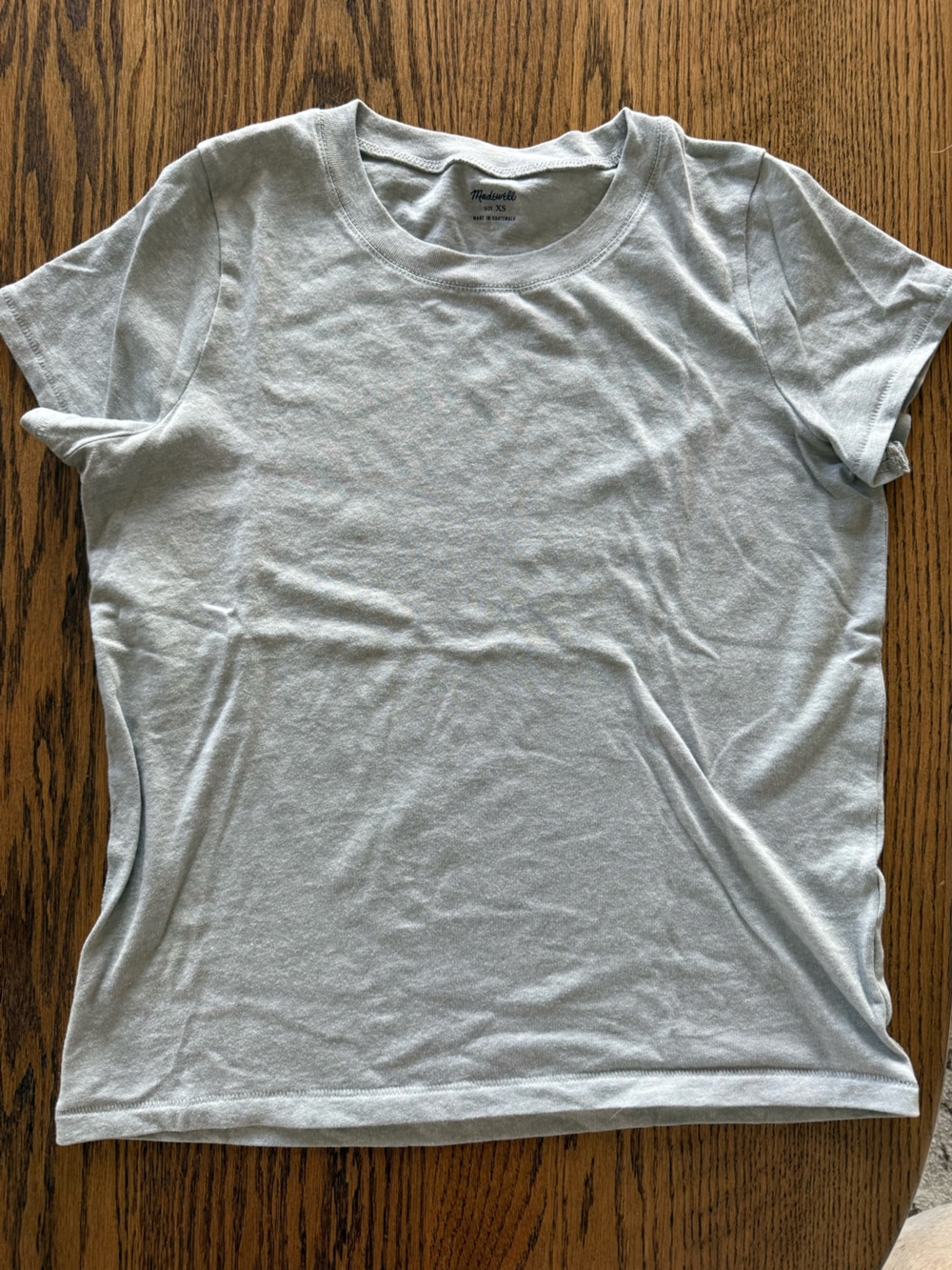 Madewell Super Soft Grey Short Sleeve Crewneck Tee